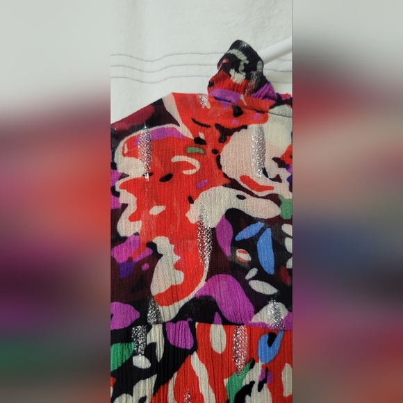 J. CREW Smocked popover  Floral Blouse  Size Small EUC - Picture 12 of 16